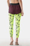 Zelocity Quick Dry Gym Leggings - Neon Yellow — thumbnail 3